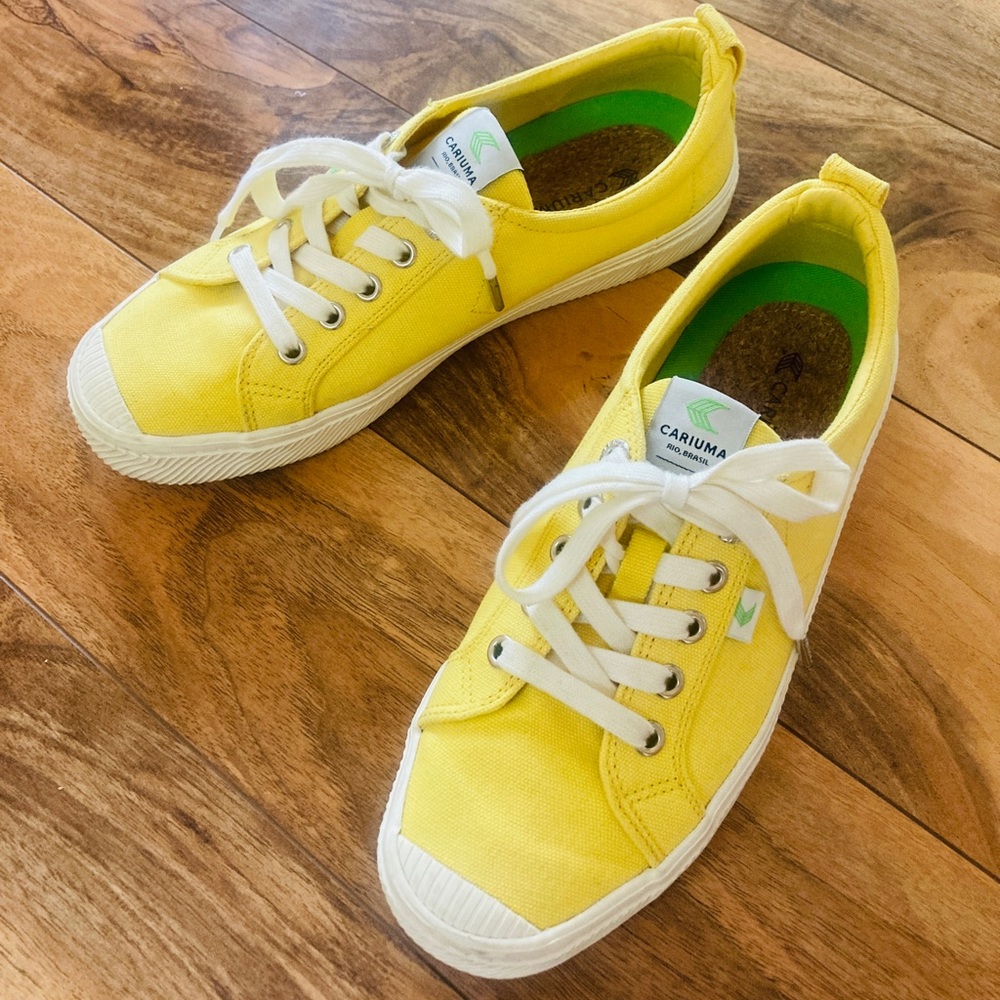 Women's OCA Low Yellow Canvas Sneaker